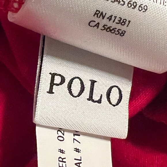 Polo by Ralph Lauren Red Men’s XXL Long Sleeve T-Shirt - Picture 8 of 9